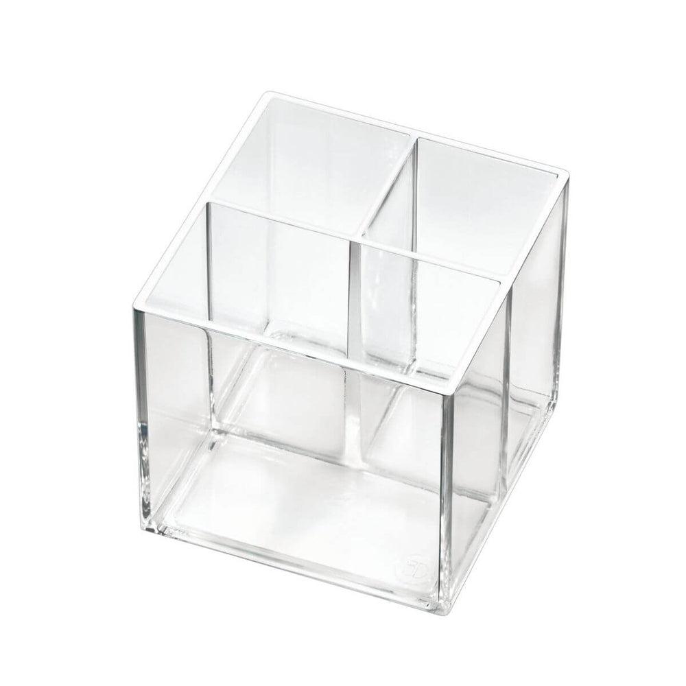 Sarah Tanno by iDesign Cosmetic Cube Makeup Organiser Clear - BATHROOM - Makeup Storage - Soko and Co