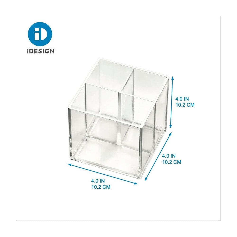 Sarah Tanno by iDesign Cosmetic Cube Makeup Organiser Clear - BATHROOM - Makeup Storage - Soko and Co