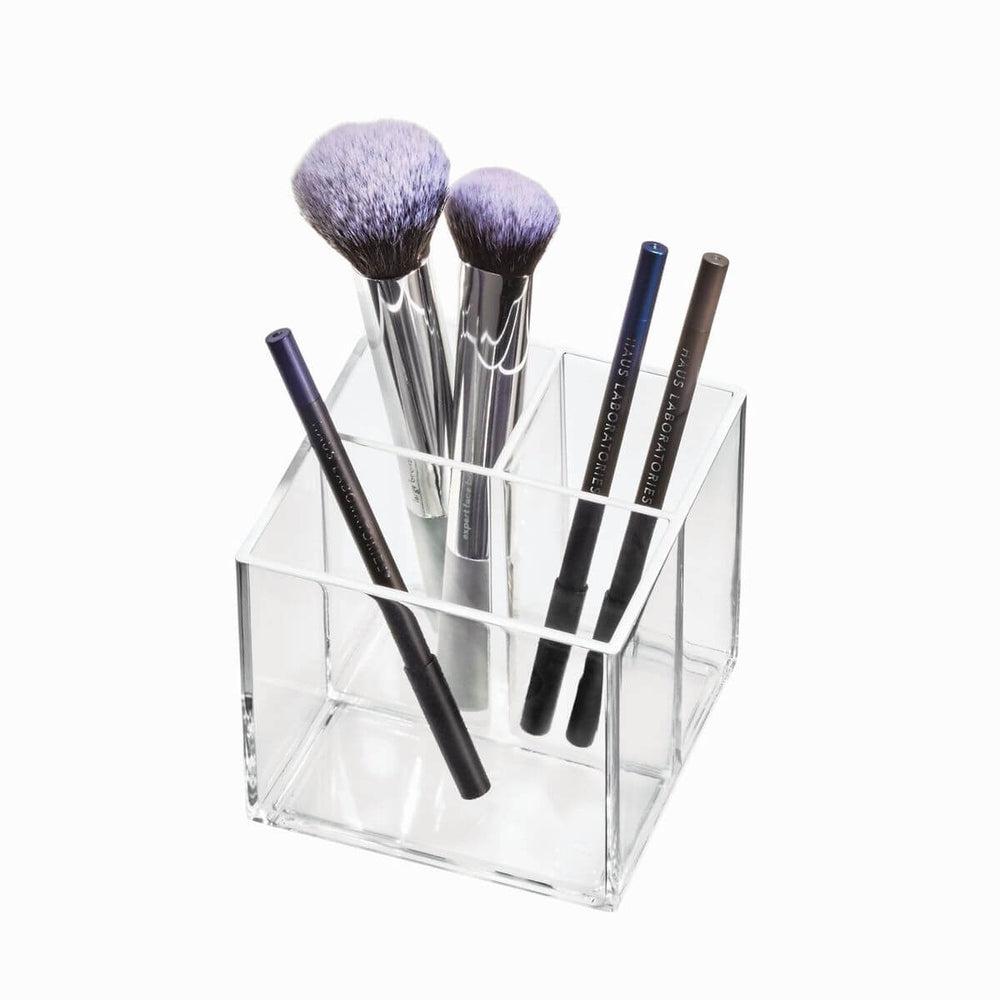 Sarah Tanno by iDesign Cosmetic Cube Makeup Organiser Clear - BATHROOM - Makeup Storage - Soko and Co