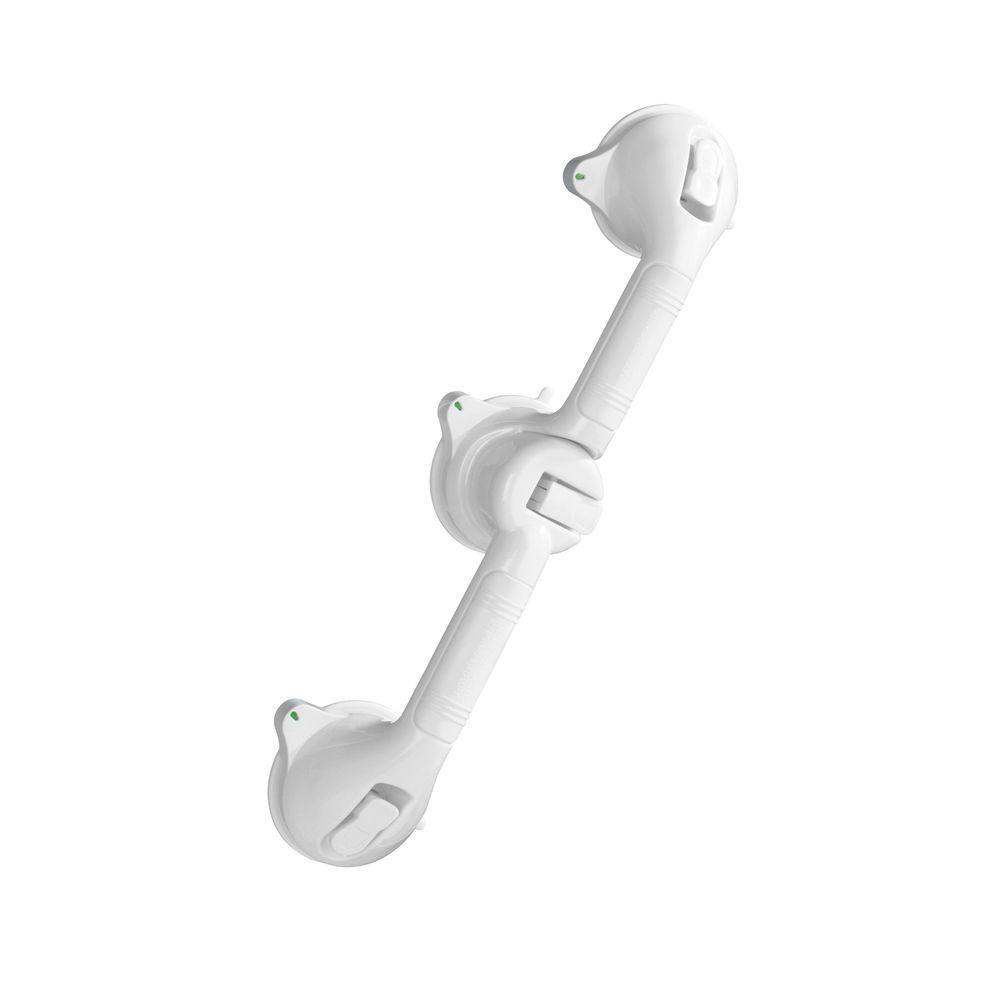 Secura Trio Wall Grab Bar White - BATHROOM - Safety - Soko and Co