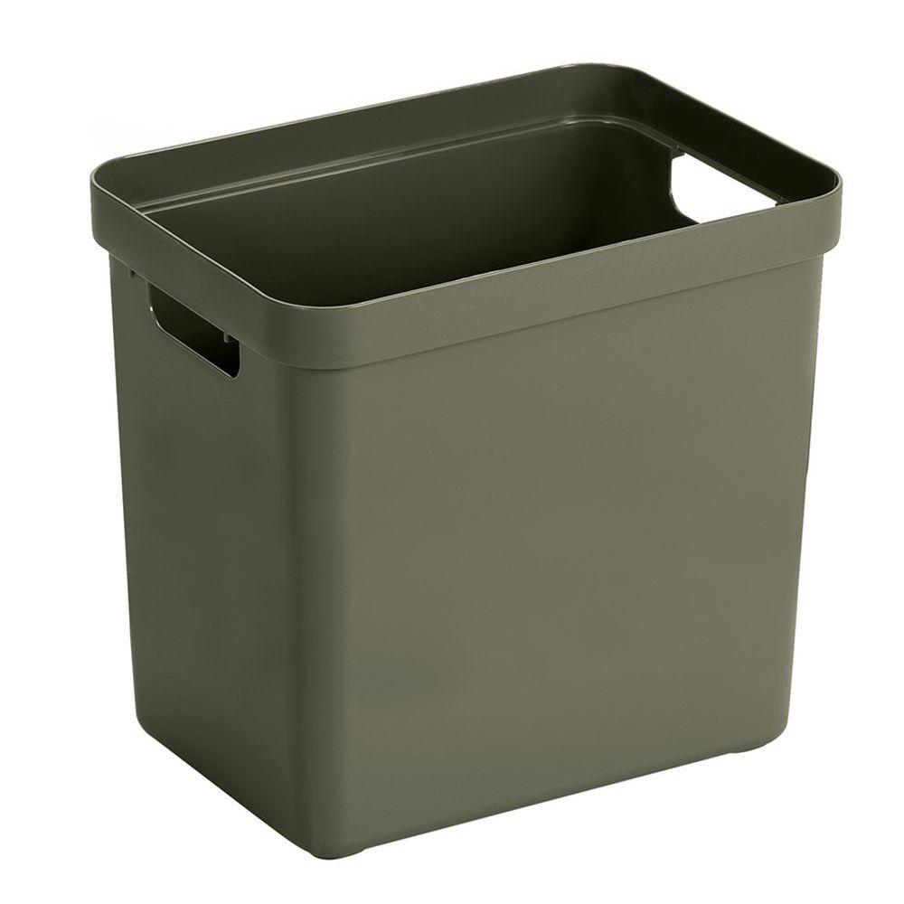 Sigma Home 25L Storage Box Olive - HOME STORAGE - Plastic Boxes - Soko and Co