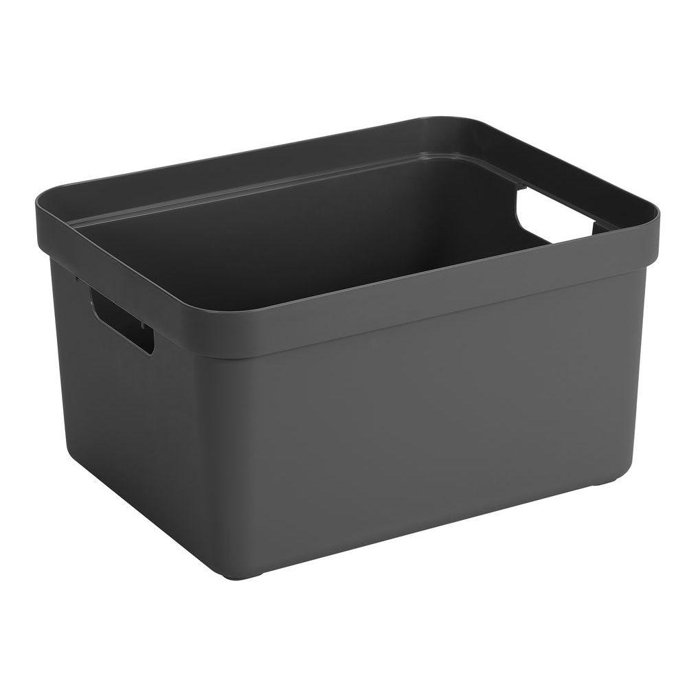 Sigma Home 32L Storage Box Anthracite - HOME STORAGE - Plastic Boxes - Soko and Co