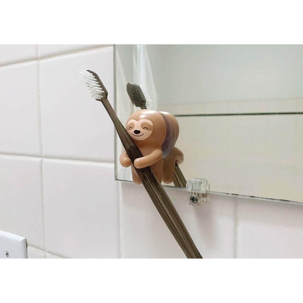 Sloth Suction Toothbrush Holder - BATHROOM - Toothbrush Holders - Soko and Co