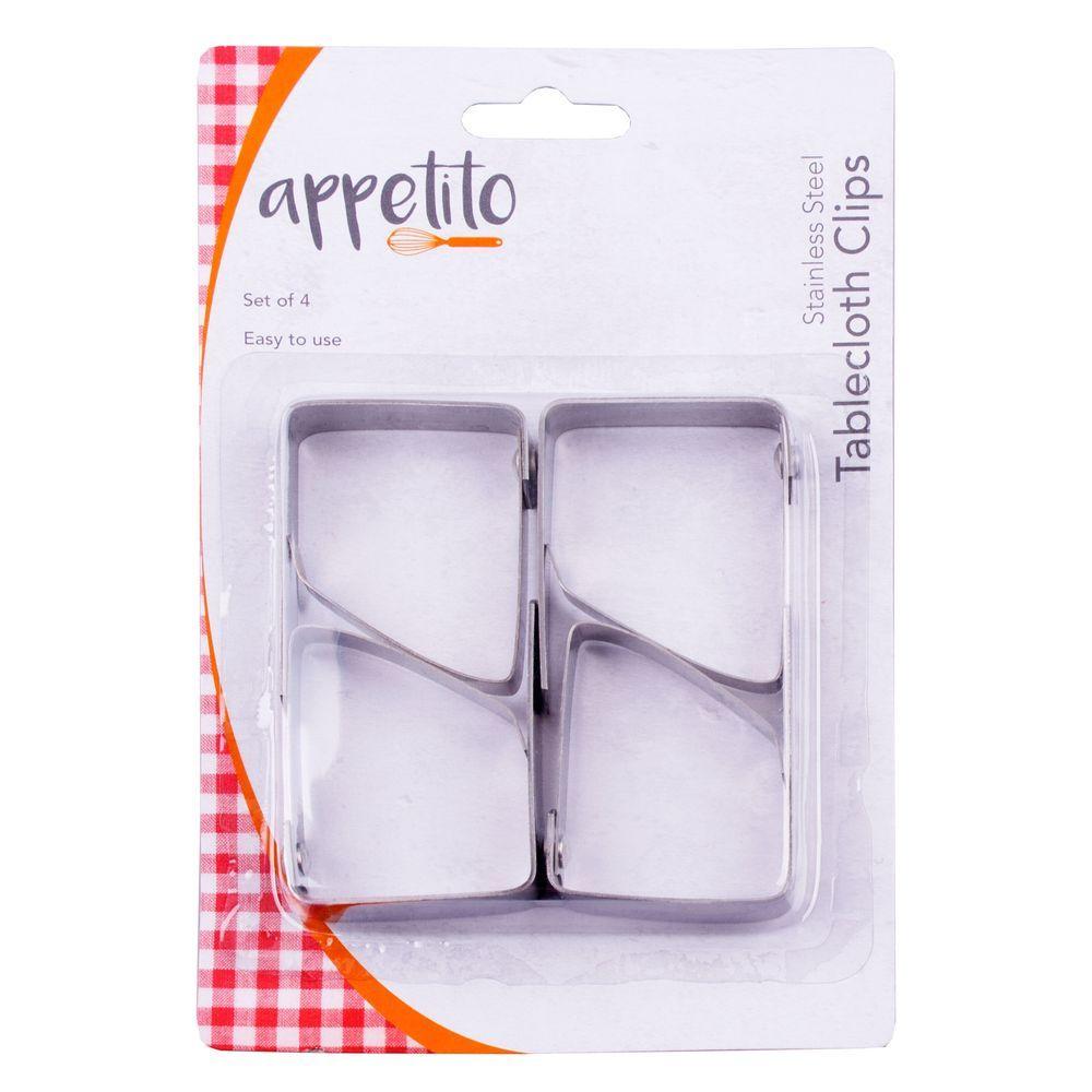 Stainless Steel Tablecloth Clips 4 Pack - KITCHEN - Entertaining - Soko and Co