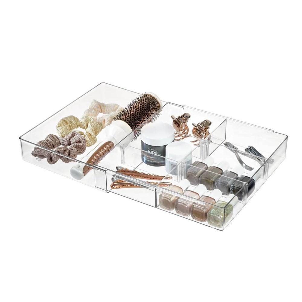 The Home Edit by iDesign Expandable Makeup Drawer Organiser - BATHROOM - Makeup Storage - Soko and Co