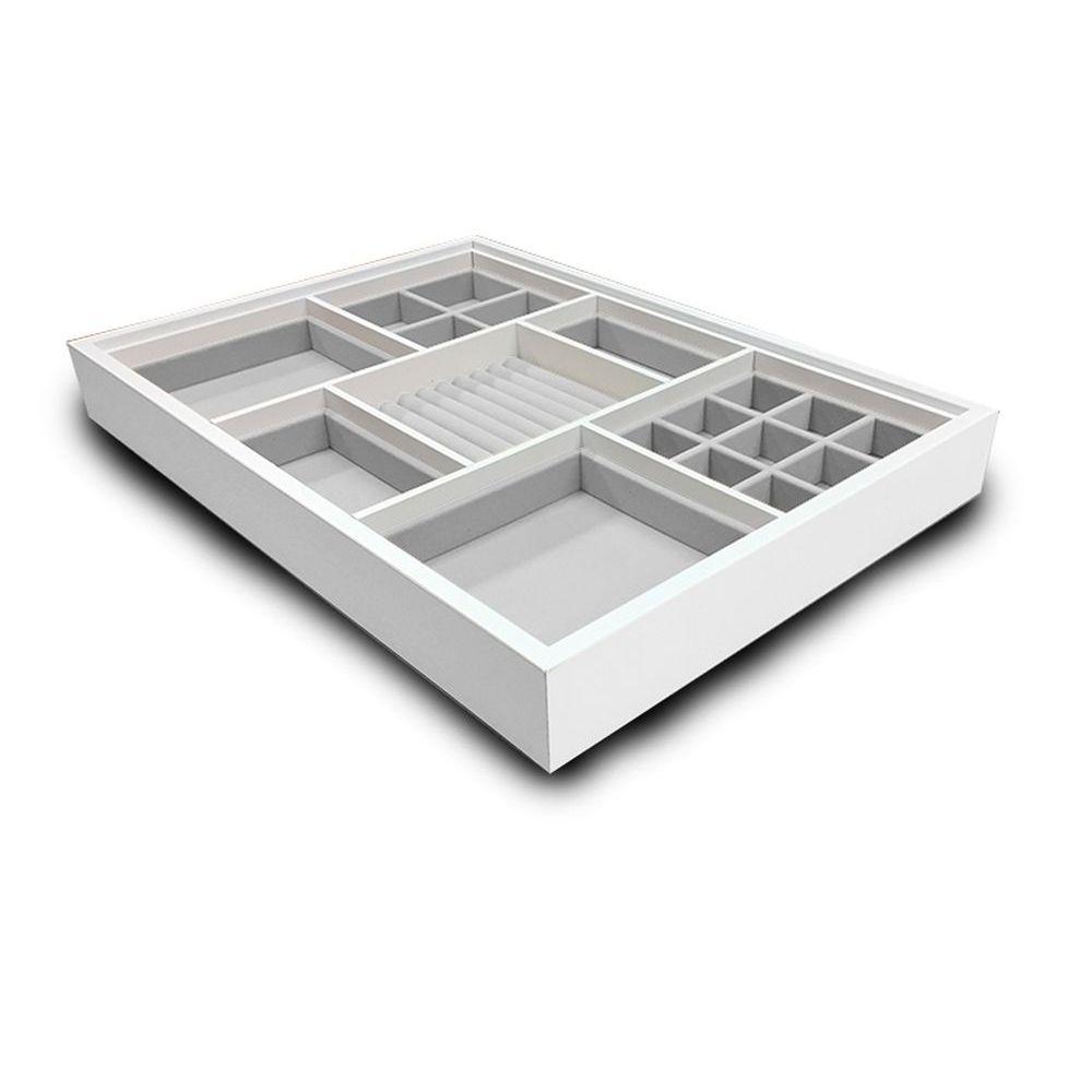 Urburn Large Jewellery Tray for Elfa Drawers White - WARDROBE - Jewellery Storage - Soko and Co