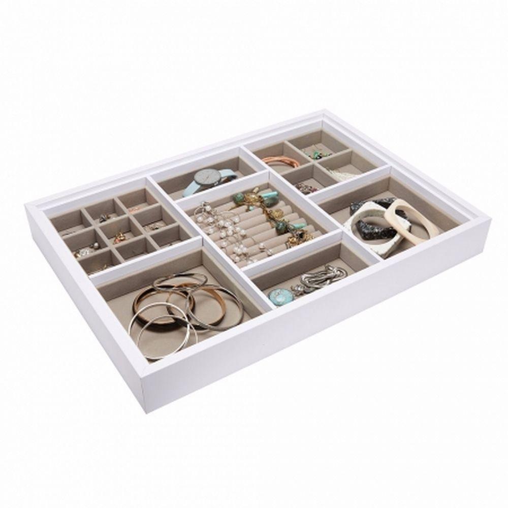 Urburn Large Jewellery Tray for Elfa Drawers White - WARDROBE - Jewellery Storage - Soko and Co