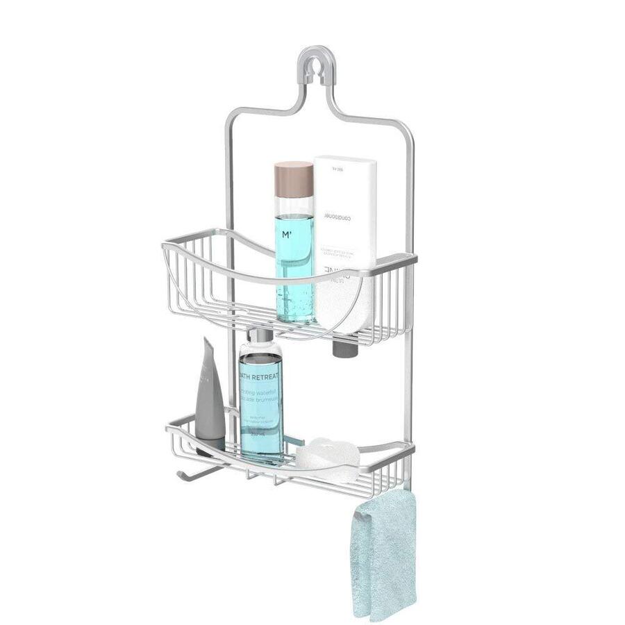 Venus 2 Tier Aluminium Shower Caddy - BATHROOM - Shower Caddies - Soko and Co