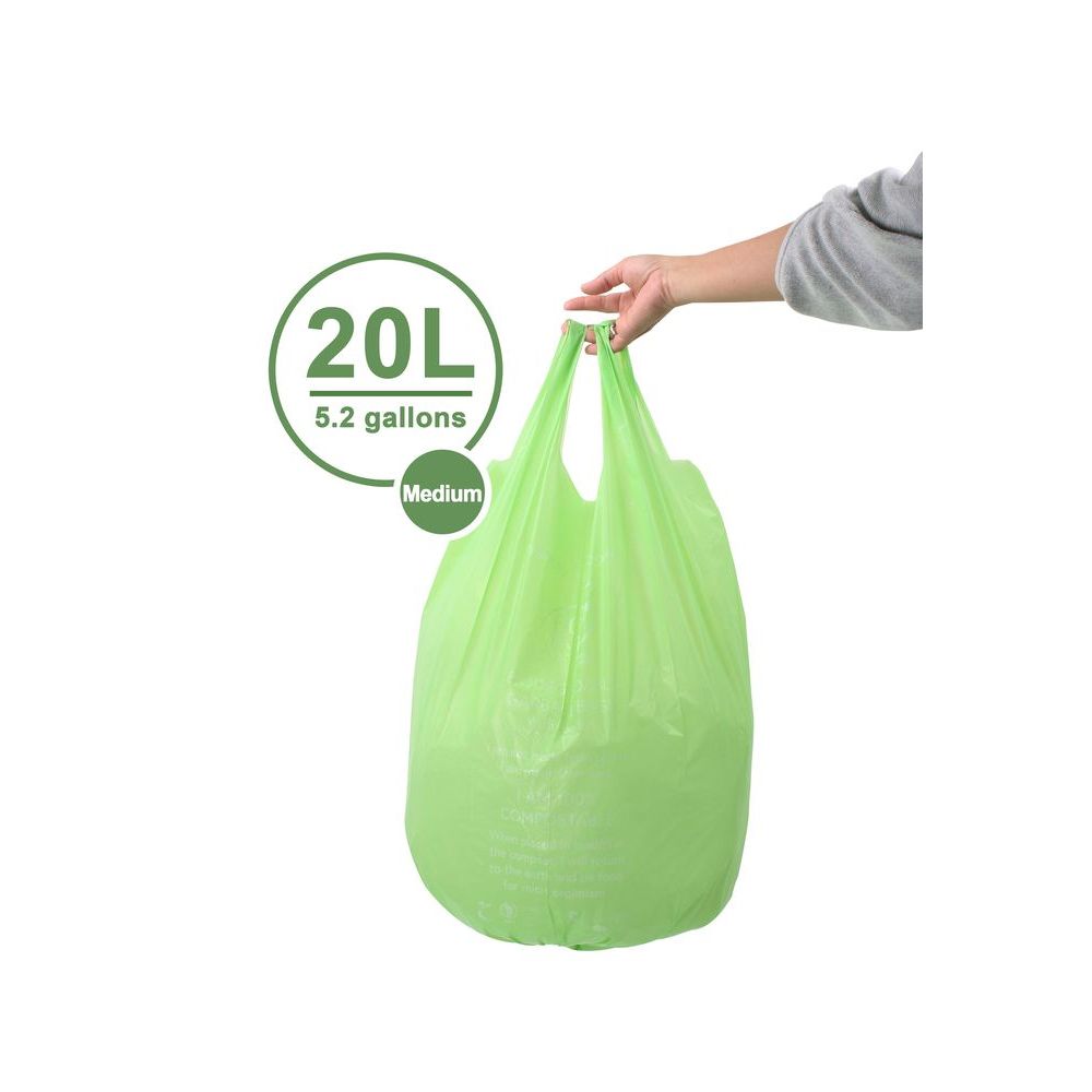 White Magic 20L Biodegradable Bin Liners 15 Pack - KITCHEN - Bin Liners - Soko and Co