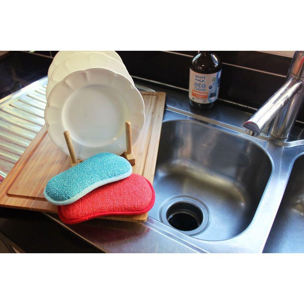 White Magic Eco Dish Washing Sponge Pebble - KITCHEN - Sink - Soko and Co