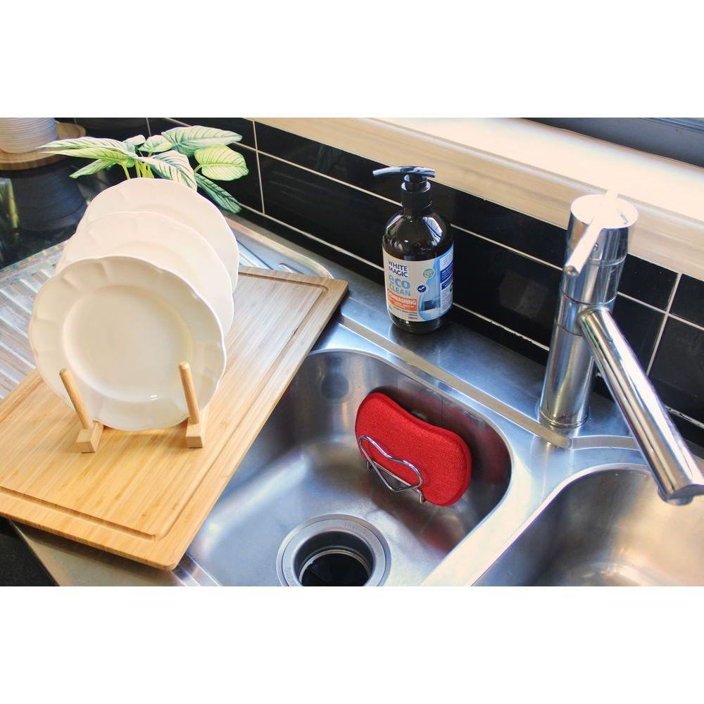 White Magic Eco Dish Washing Sponge Rose - KITCHEN - Sink - Soko and Co