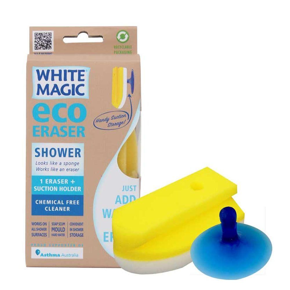 White Magic Shower Eraser Sponge - BATHROOM - Squeegees and Cleaning - Soko and Co